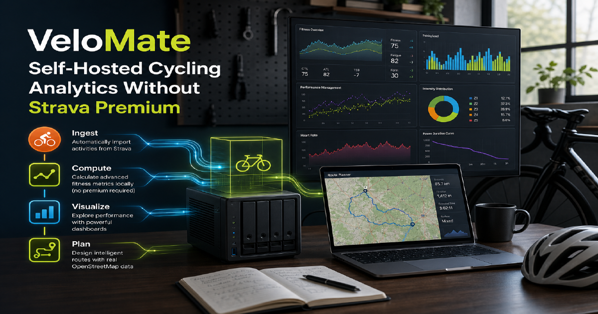 VeloMate - Self-Hosted Cycling Analytics Platform