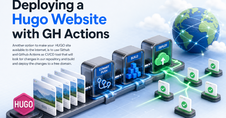 A Linux Web - HUGO and Github Pages working together (with Github Actions)